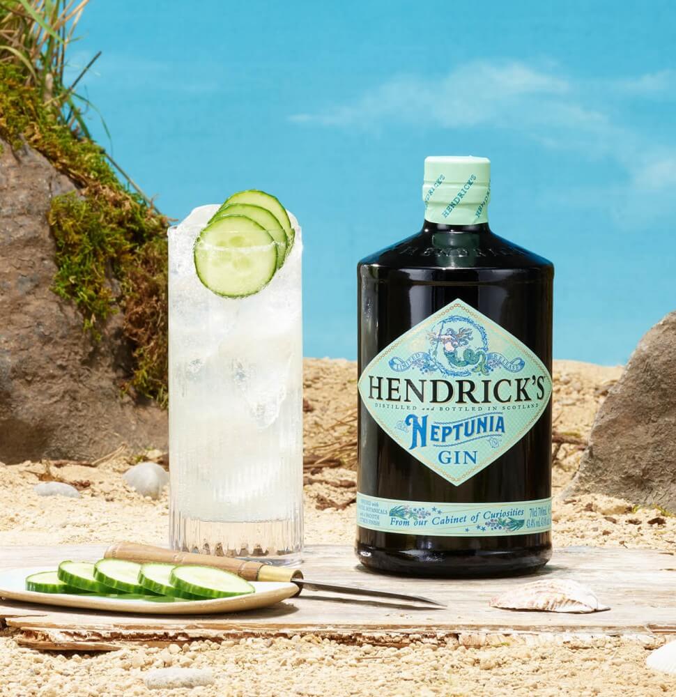 Hendrick's Gin Neptunia Fizz Cocktail